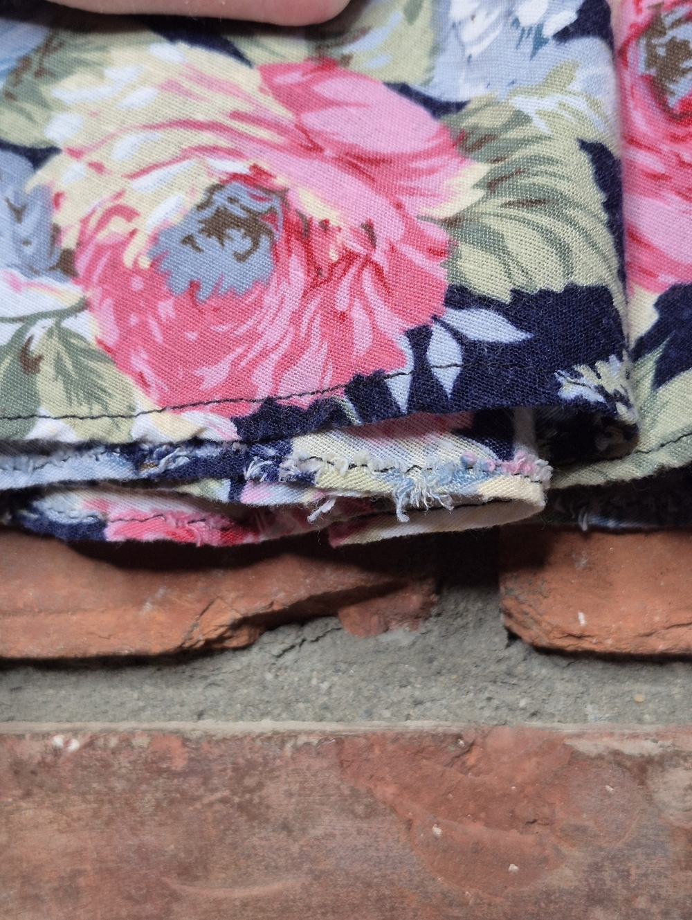 Vintage Les Modes Jolibel Floral Cottagecore Dress Romantic Prairie Tie Hearts - Picture 14 of 17